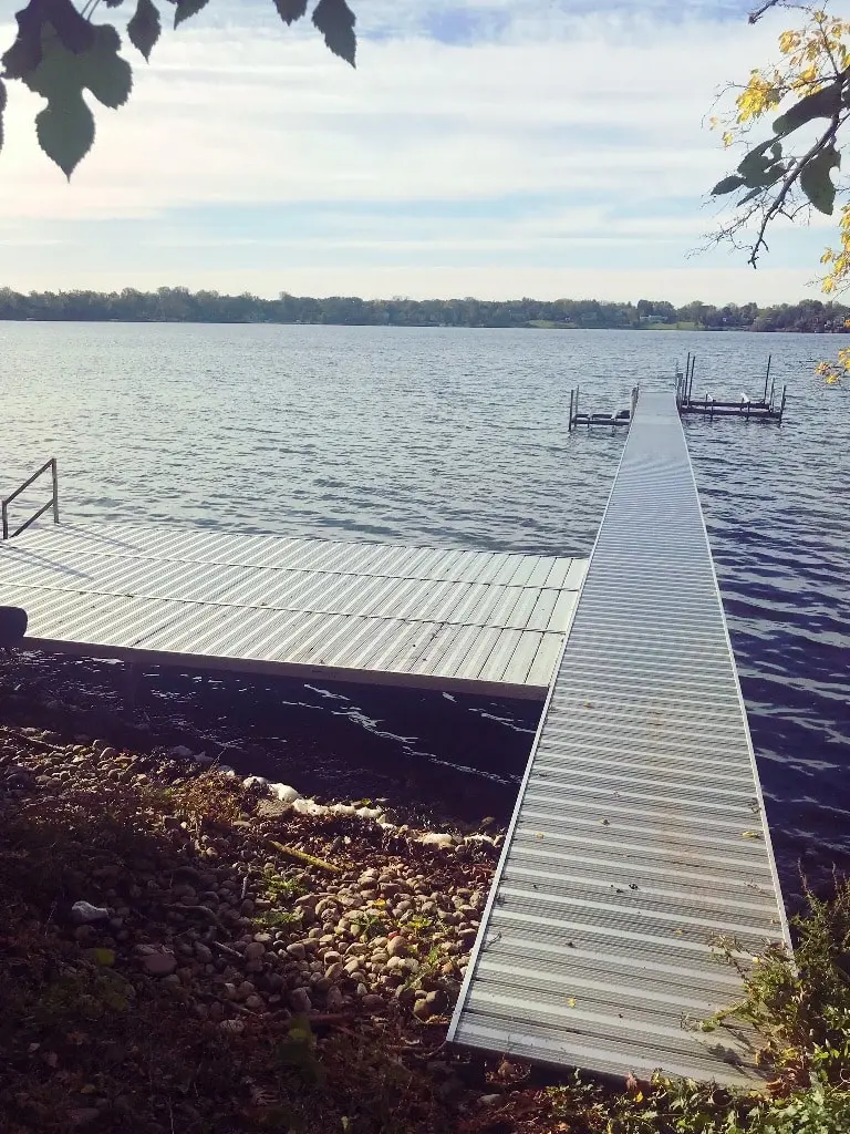 Sectional dock by T&J Waterfront Services
