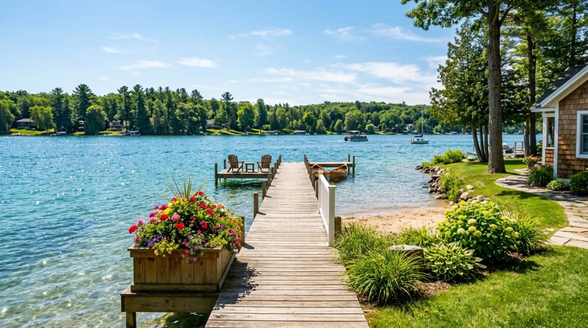 Michigan Waterfront Dock