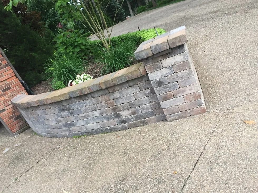 Photograph of Retaining Walls